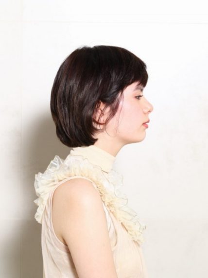 大人可愛い耳かけナチュラルボブ Befine